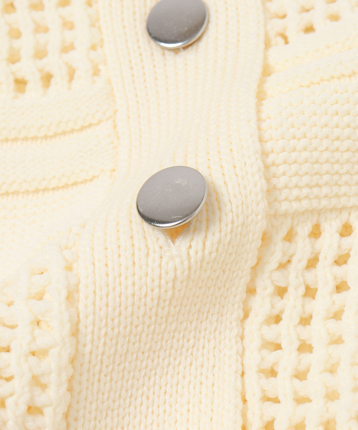 ADAM ET ROPE'「【サステナブル・WEB限定】ペプラムカーディガン」|カーディガン|