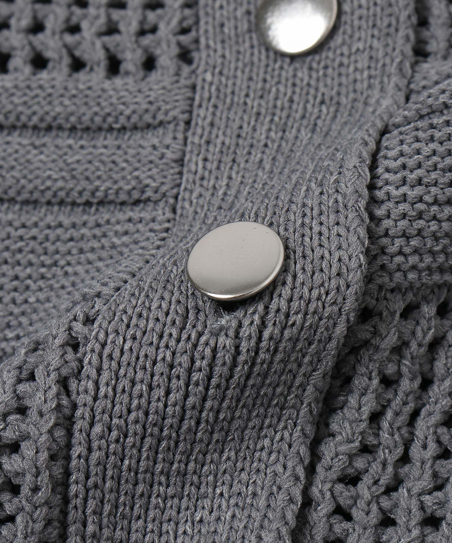 ADAM ET ROPE'「【サステナブル・WEB限定】ペプラムカーディガン」|カーディガン|