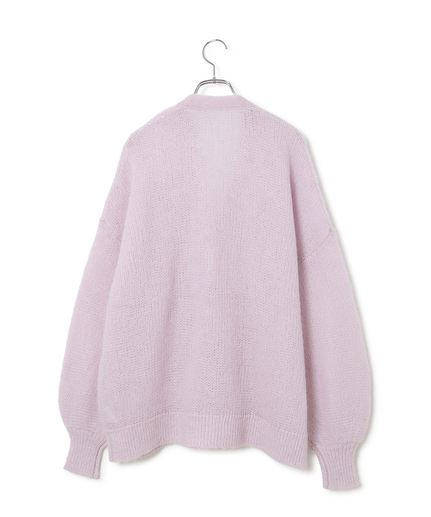 ADAM ET ROPE'「【WEB限定】ダブルモヘヤニットカーディガン」|カーディガン|