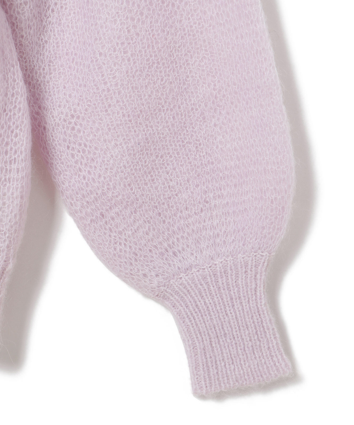 ADAM ET ROPE'「【WEB限定】ダブルモヘヤニットカーディガン」|カーディガン|