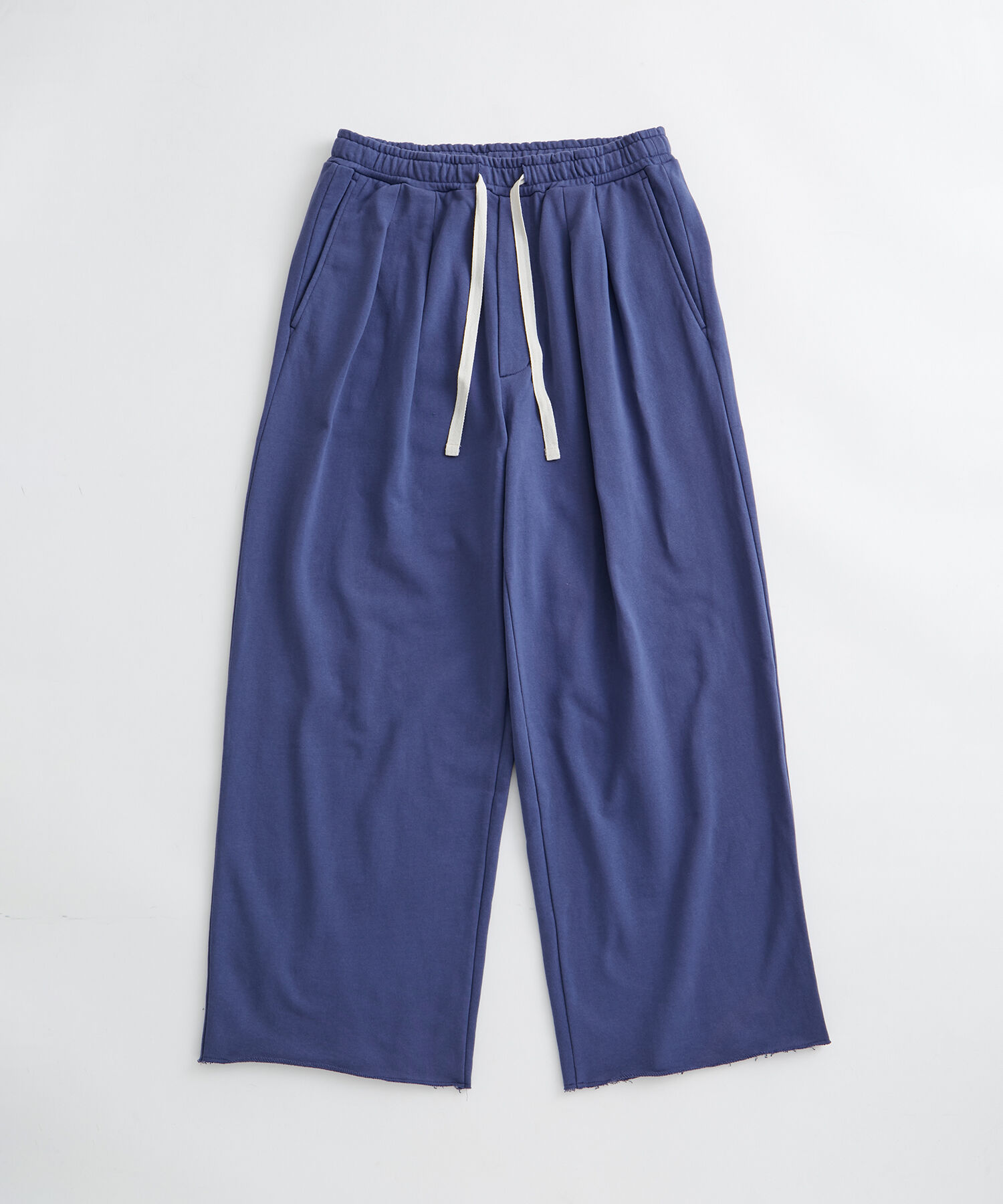 ADAM ET ROPE'「《待望の新型》【WEB限定】2タック ワイドルーズ ドカンパンツ / バリエーション バギーパンツ / スウェッ」|その他|ネイビー系(41)