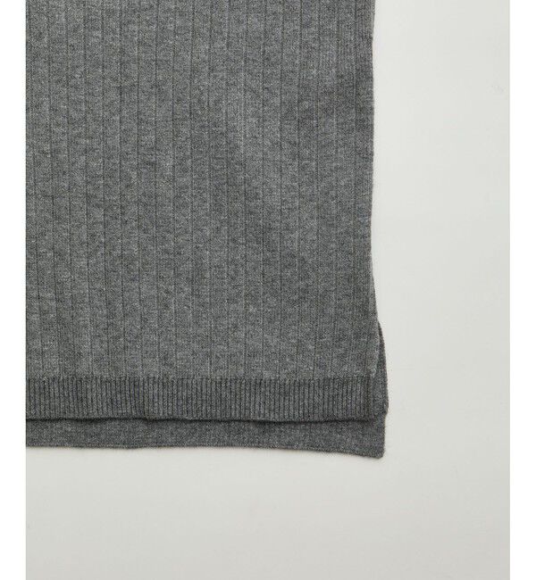 ADAM ET ROPE'「【WEB限定】ディープヘンリーネック リブ ニットポロ プルオーバー / ルーズシルエット / ユニセックス」|ニット・セーター|