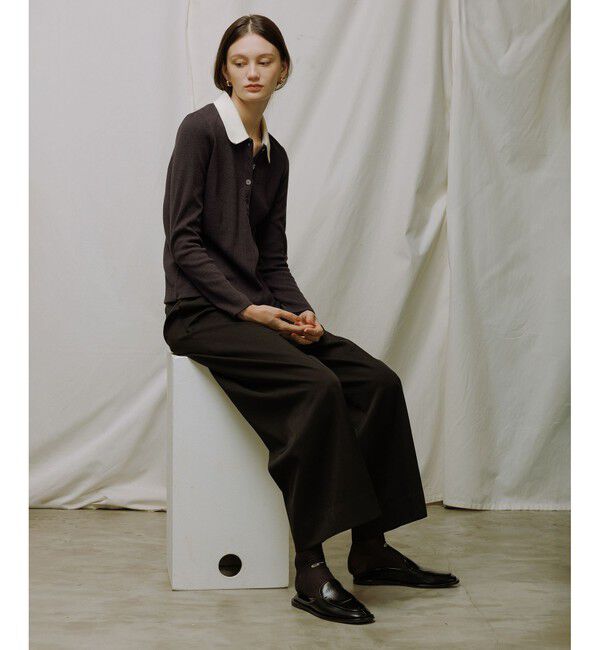 ADAM ET ROPE'「【WEB限定】ロングスリーブポロシャツ」|ポロシャツ|