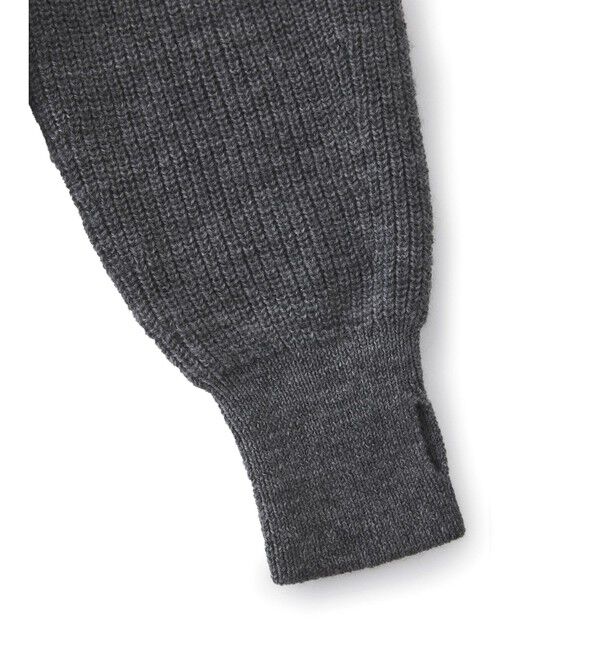 ADAM ET ROPE'「イタリアンウールフーディーカーディガン」|カーディガン|