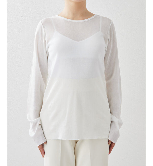  「2wayシアーメッシュプルオーバー」|Tシャツ・カットソー|