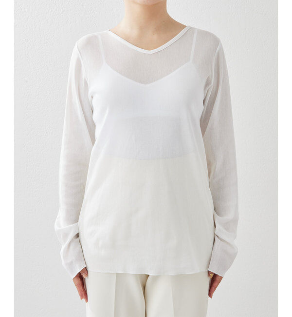  「2wayシアーメッシュプルオーバー」|Tシャツ・カットソー|