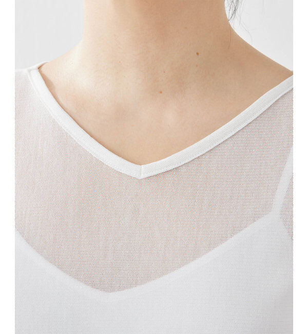  「2wayシアーメッシュプルオーバー」|Tシャツ・カットソー|