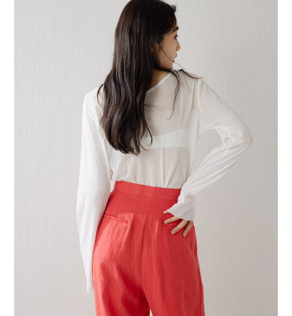  「2wayシアーメッシュプルオーバー」|Tシャツ・カットソー|