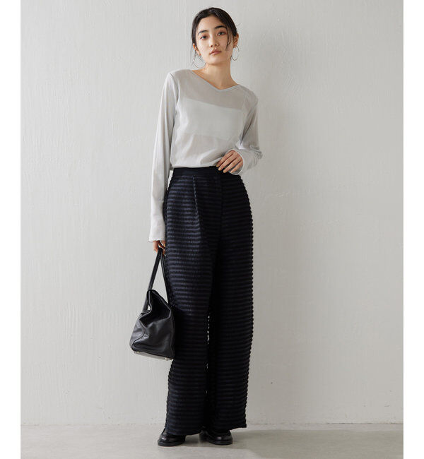  「2wayシアーメッシュプルオーバー」|Tシャツ・カットソー|