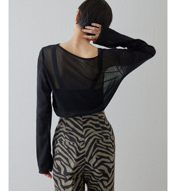  「2wayシアーメッシュプルオーバー」|Tシャツ・カットソー|