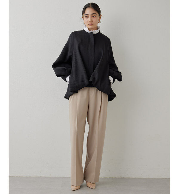  「ワイドタックパンツ」|チノ|