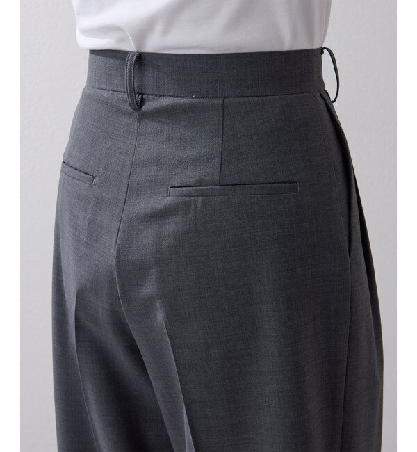  「ワイドタックパンツ」|チノ|