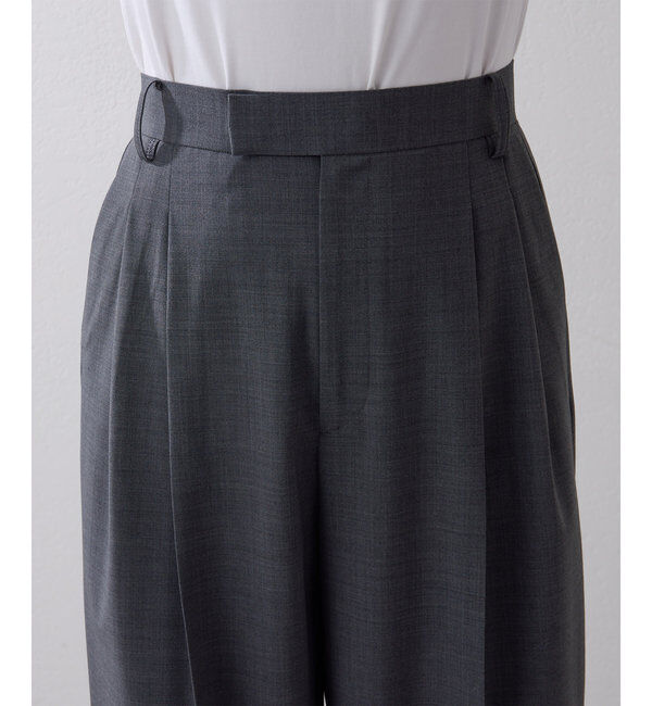  「ワイドタックパンツ」|チノ|