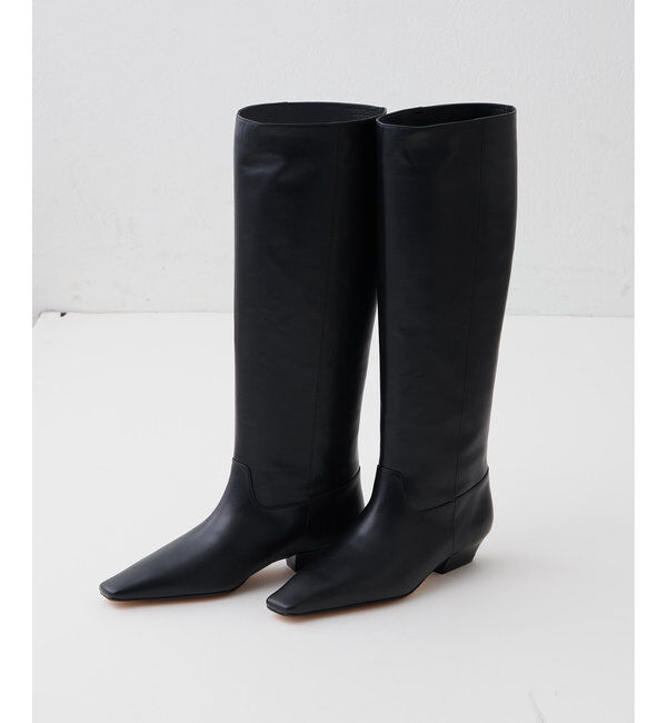 Hoaw.「【Hoaw.】スクエアトゥロングブーツ」|ショートブーツ|