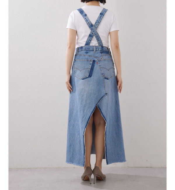  「【Jeanie Blue】SUSPENDERスカート」|ワンピース|