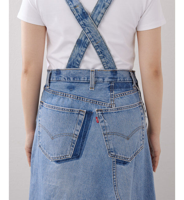  「【Jeanie Blue】SUSPENDERスカート」|ワンピース|