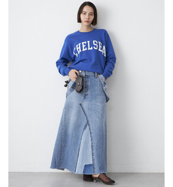  「【Jeanie Blue】SUSPENDERスカート」|ワンピース|