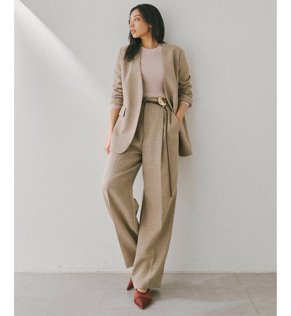  「ジュートライクタックパンツ」|チノ|