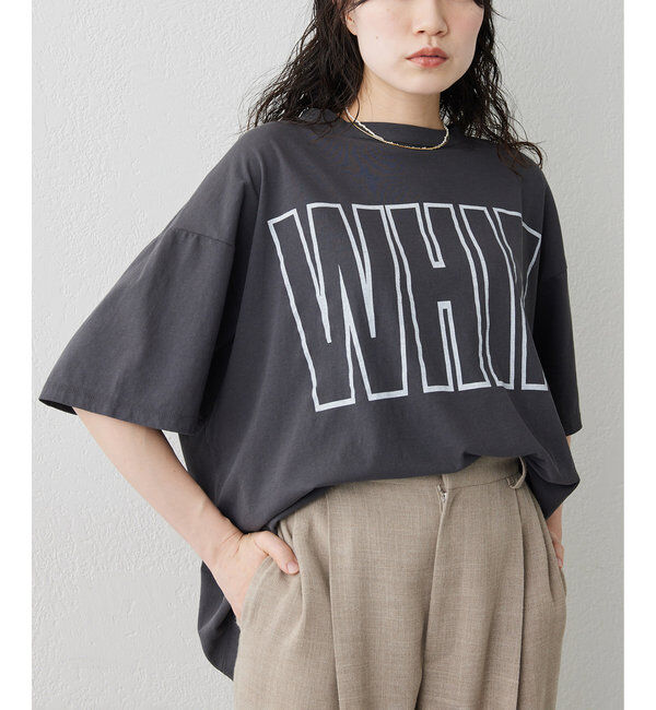  「リラックスロゴTシャツ」|Tシャツ・カットソー|