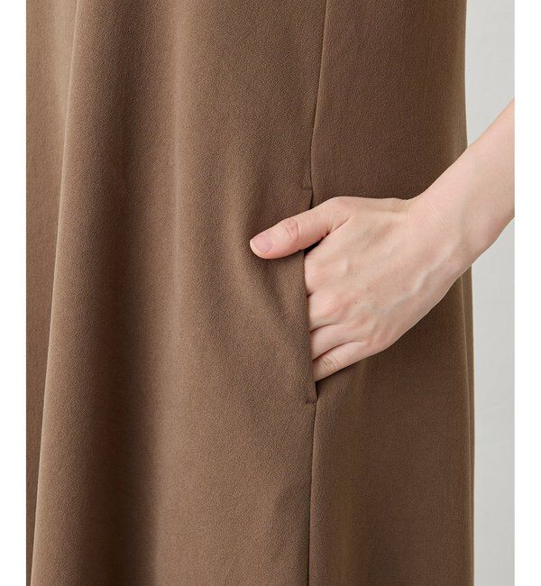  「バックサテンワンピース」|ワンピース|