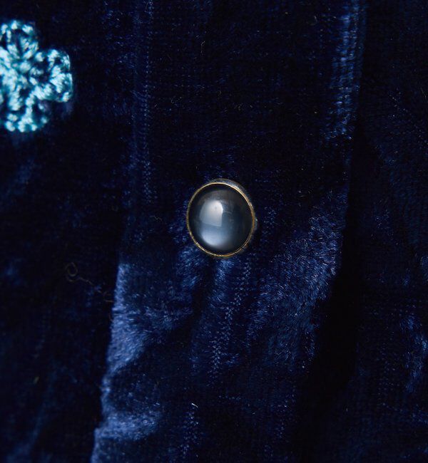  「刺繍ベロアカットソー」|Tシャツ・カットソー|