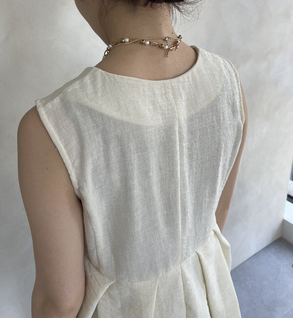  「【WEB限定】ペプラムバルーンベスト」|ブルゾン・スタジャン|