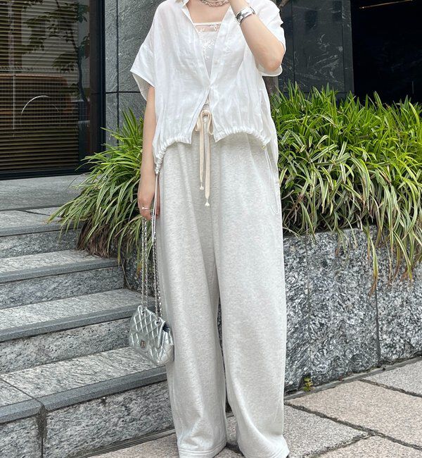  「リネンドロストフレンチシャツ」|シャツ・ブラウス|