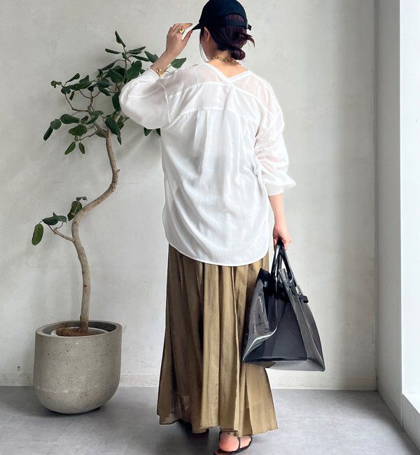  「リヨセルVVシャツ」|シャツ・ブラウス|