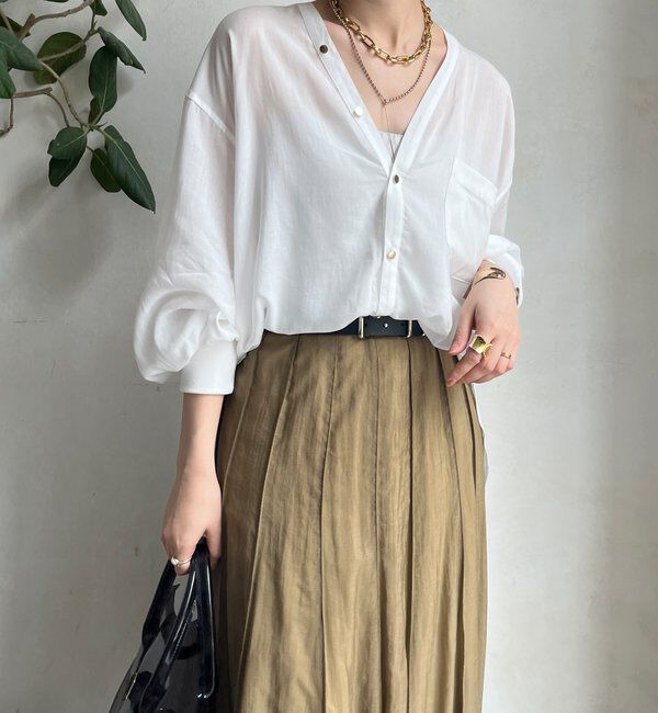  「リヨセルVVシャツ」|シャツ・ブラウス|
