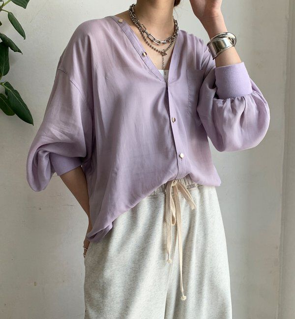  「リヨセルVVシャツ」|シャツ・ブラウス|