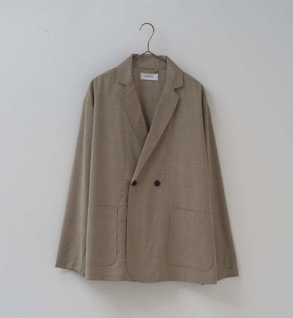  「【WHIMSIC/SETUP対応】ダブルブレストジャケット」|テーラードジャケット|