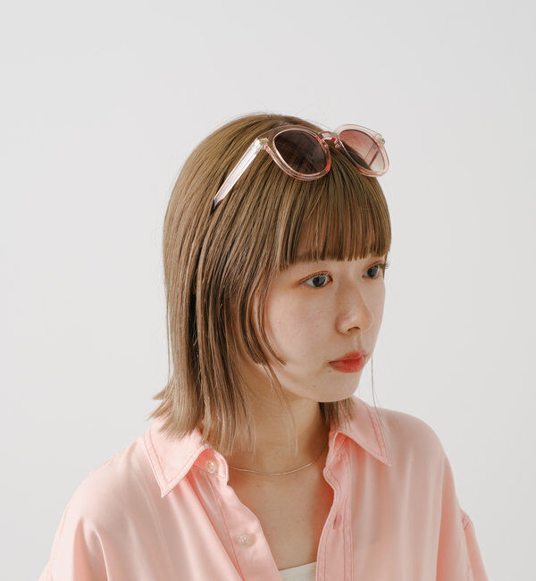  「【WHIMSIC】ウェリントンメタルポイントサングラス」|ピアス|