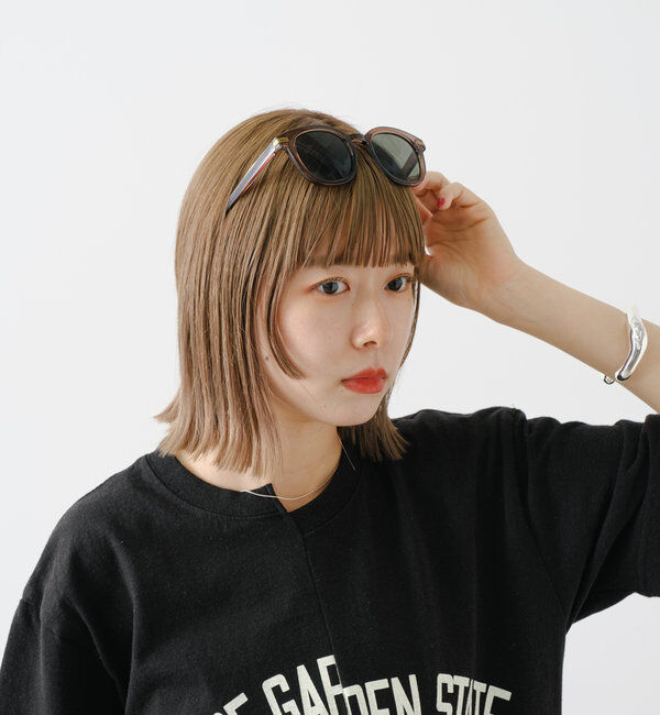  「【WHIMSIC】ウェリントンメタルポイントサングラス」|ピアス|