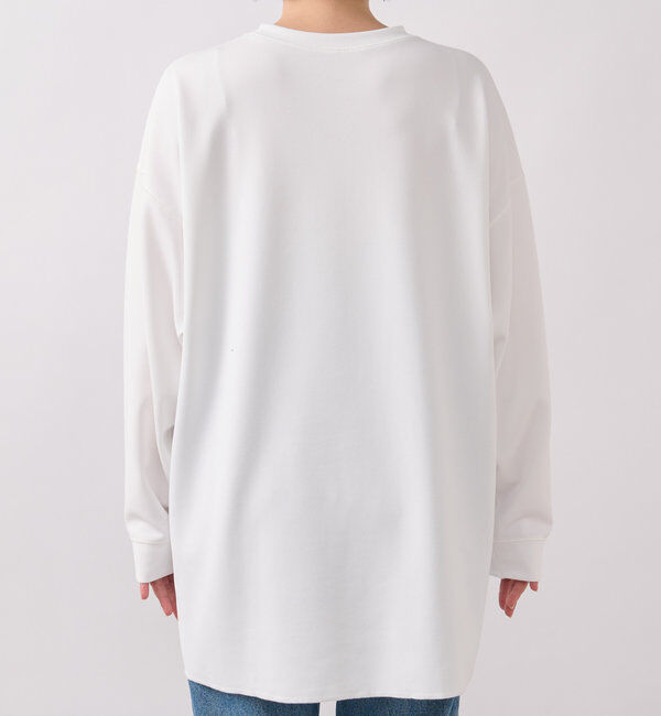  「【ニットのインナーにもおすすめ】カットジョーゼットライトプルオーバー」|Tシャツ・カットソー|