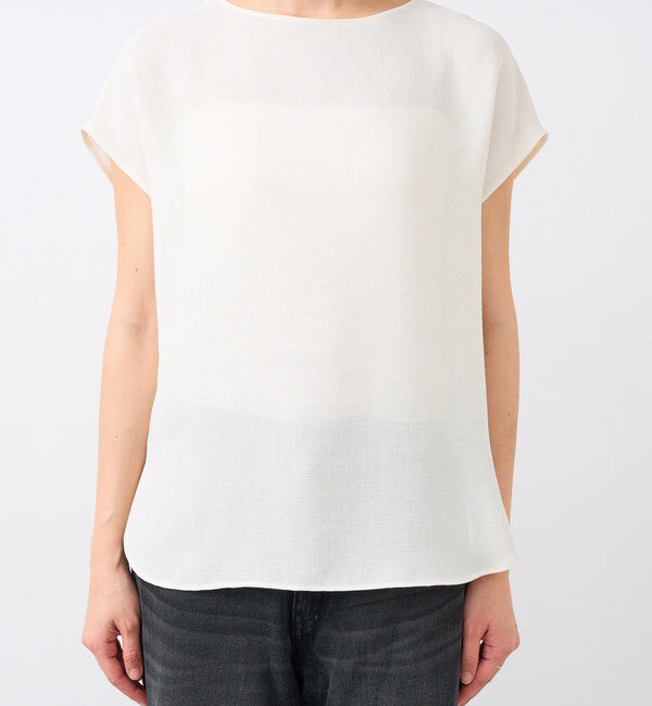  「メッシュフレンチブラウス」|シャツ・ブラウス|