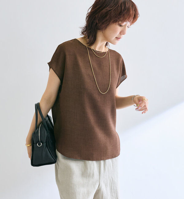  「メッシュフレンチブラウス」|シャツ・ブラウス|