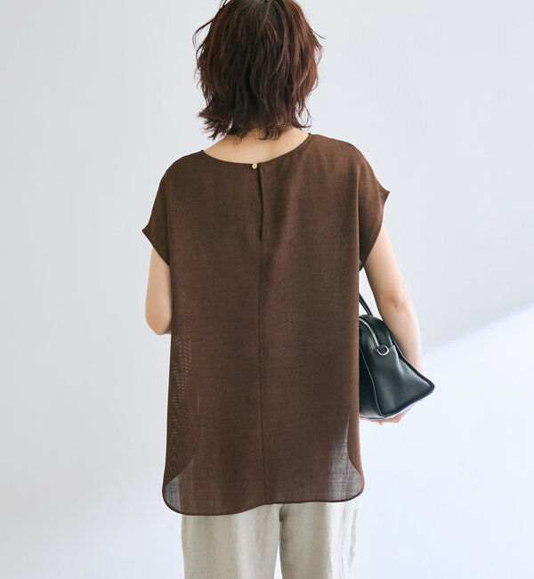  「メッシュフレンチブラウス」|シャツ・ブラウス|