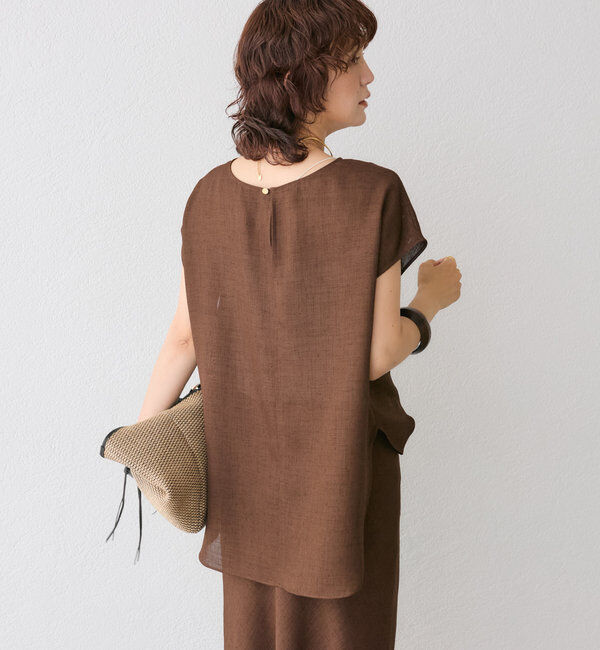  「メッシュフレンチブラウス」|シャツ・ブラウス|