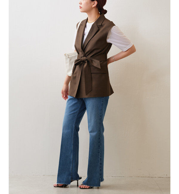  「【セットアップ対応】テーラードジレ」|ベスト・ジレ|