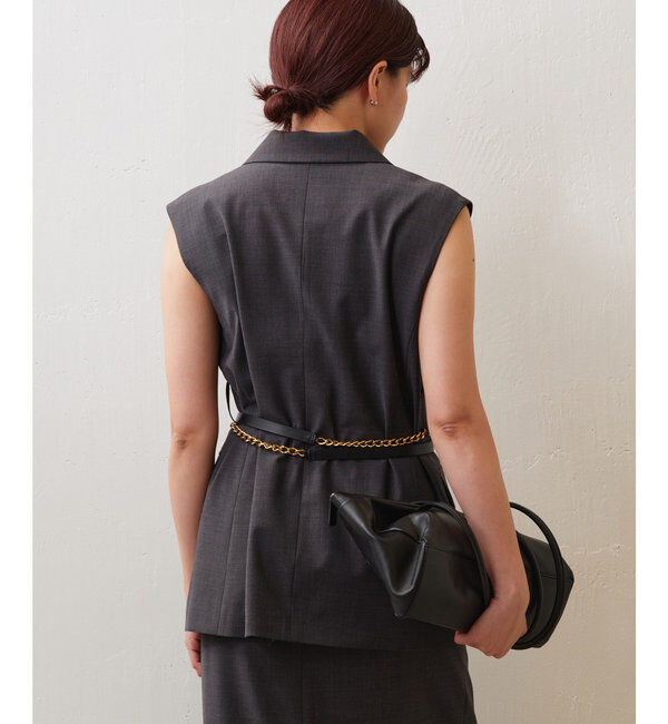  「【セットアップ対応】テーラードジレ」|ベスト・ジレ|