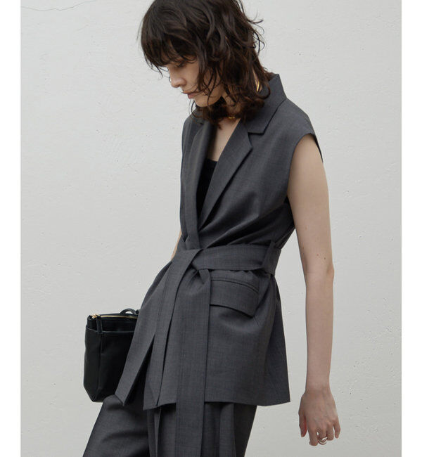  「【セットアップ対応】テーラードジレ」|ベスト・ジレ|