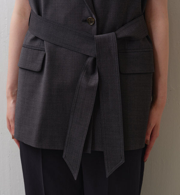  「【セットアップ対応】テーラードジレ」|ベスト・ジレ|