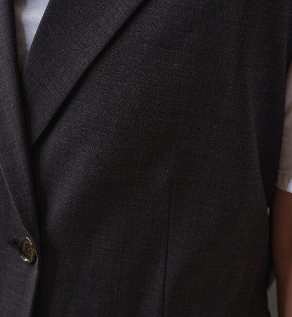  「【セットアップ対応】テーラードジレ」|ベスト・ジレ|