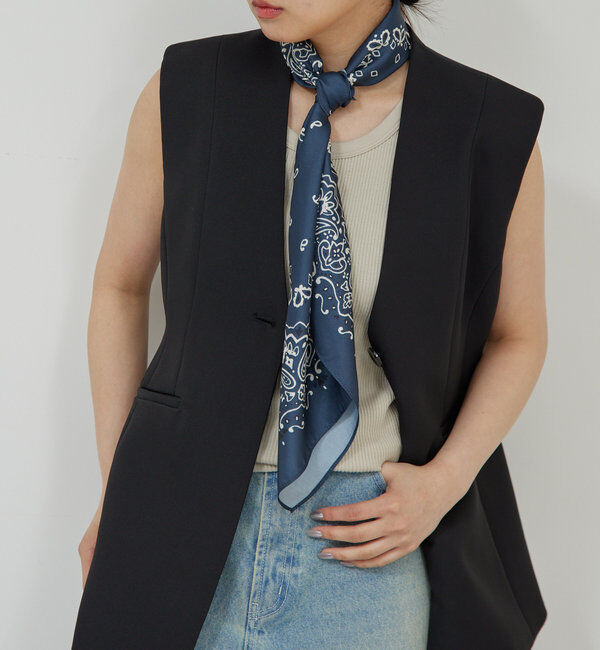  「 ペイズリースカーフ」|マフラー|