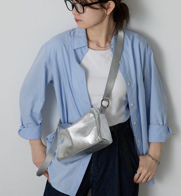  「レザースクエアショルダーバッグ」|ショルダー・メッセンジャー|