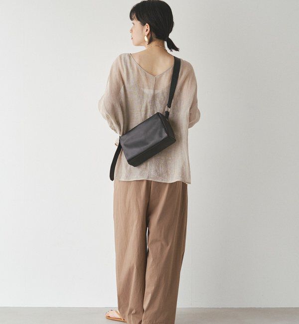  「レザースクエアショルダーバッグ」|ショルダー・メッセンジャー|