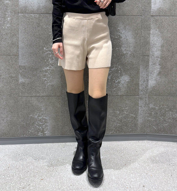  「[mline]ニットショートパンツ」|チノ|