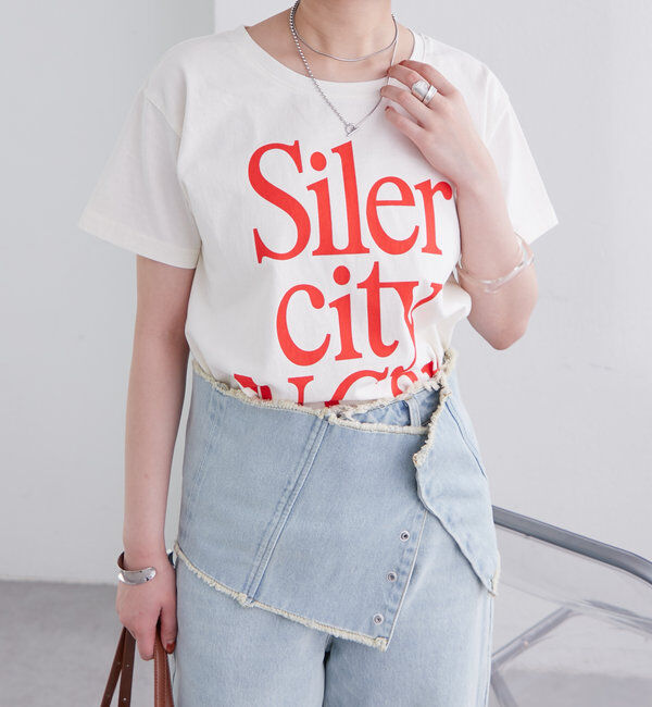  「BIGロゴT」|Tシャツ・カットソー|アイボリー