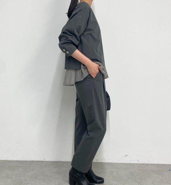  「ペプラムレイヤードブラウス」|シャツ・ブラウス|