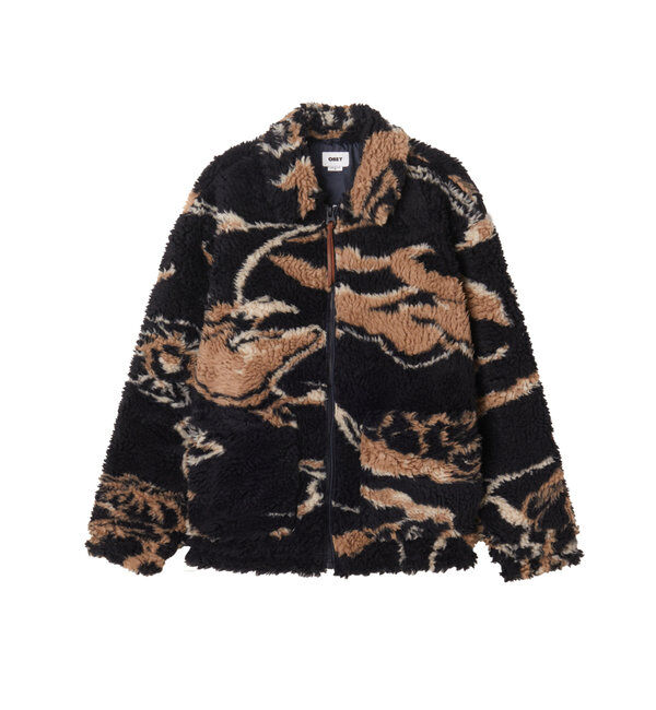  「【OBEY】MUSHROOM SHERPA JACKET」|その他|ネイビー